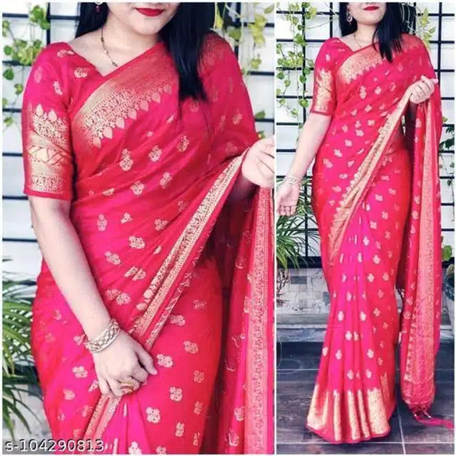 Jacquard Saree For Women (6.3m)