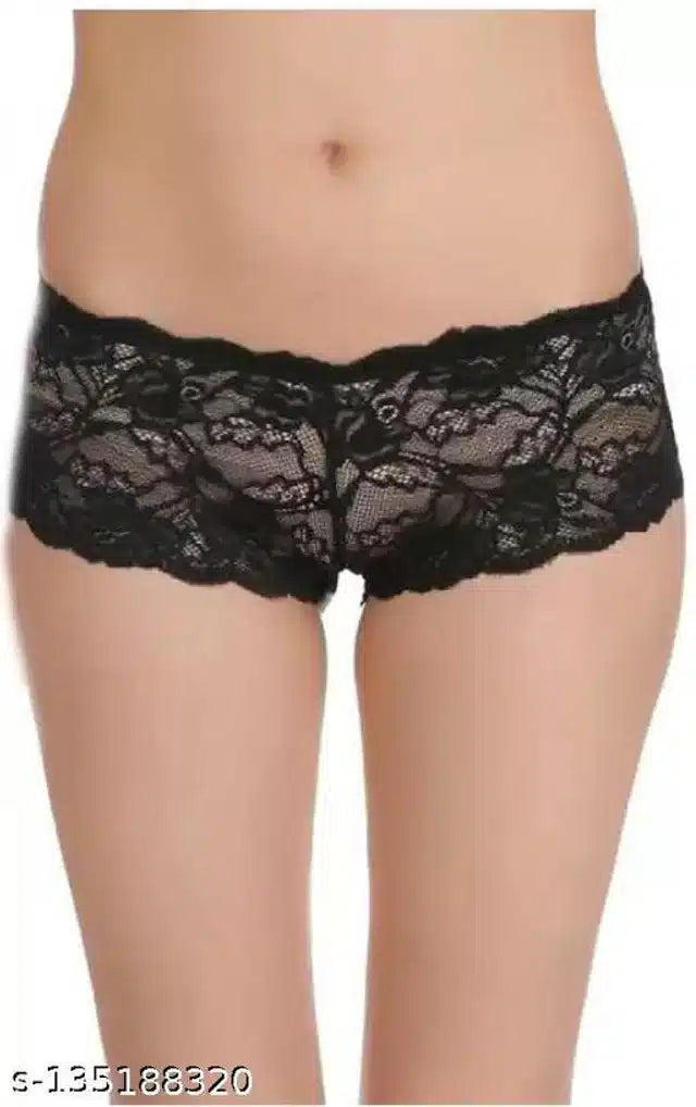 Net Briefs for Women (Black, XXS)